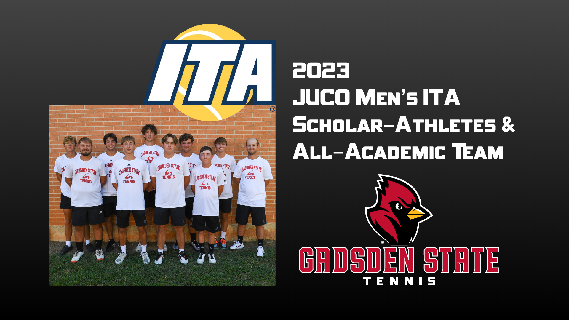 Cardinal Tennis Team, athletes recognized by ITA